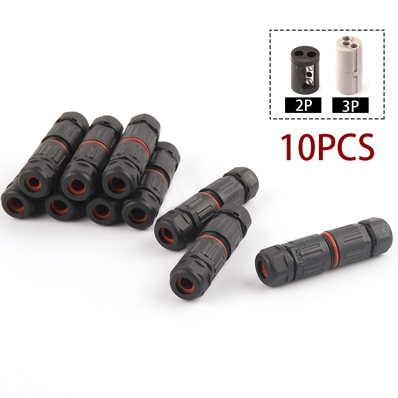 Outdoor Power Block - 10 Chiếc IP68 2/3 Pin Chống