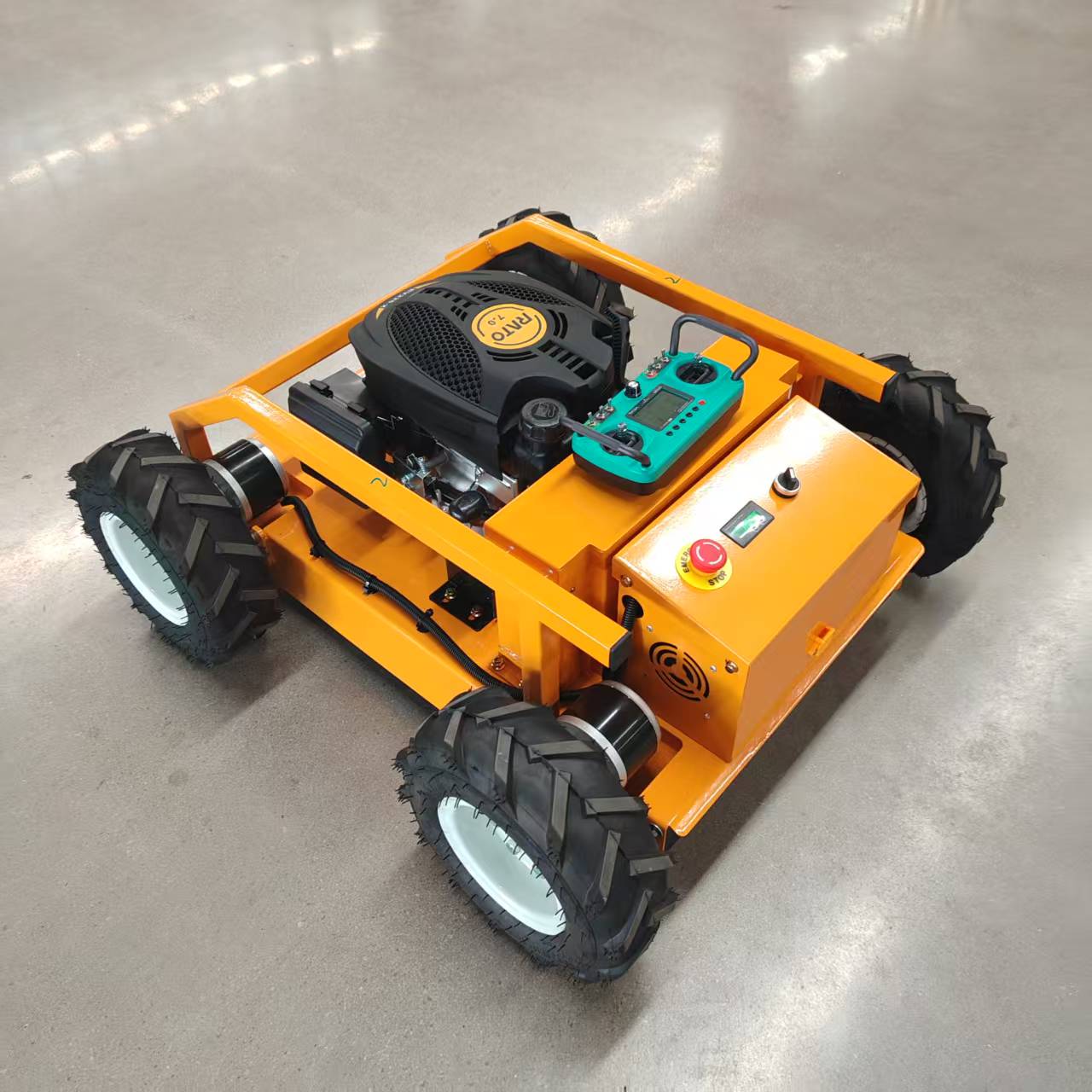 Smart Remote-Controlled Lawn M - đánh giá và giá Lawn Mower Battery