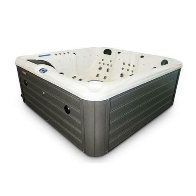 6-Seater Outdoor White Marble  - đánh giá và giá Outdoor Power For Hot Tub