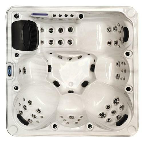 6-Seater Outdoor White Marble  - đánh giá và giá Outdoor Power For Hot Tub