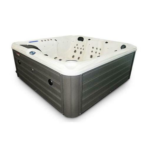 6-Seater Outdoor White Marble  - đánh giá và giá Outdoor Power For Hot Tub