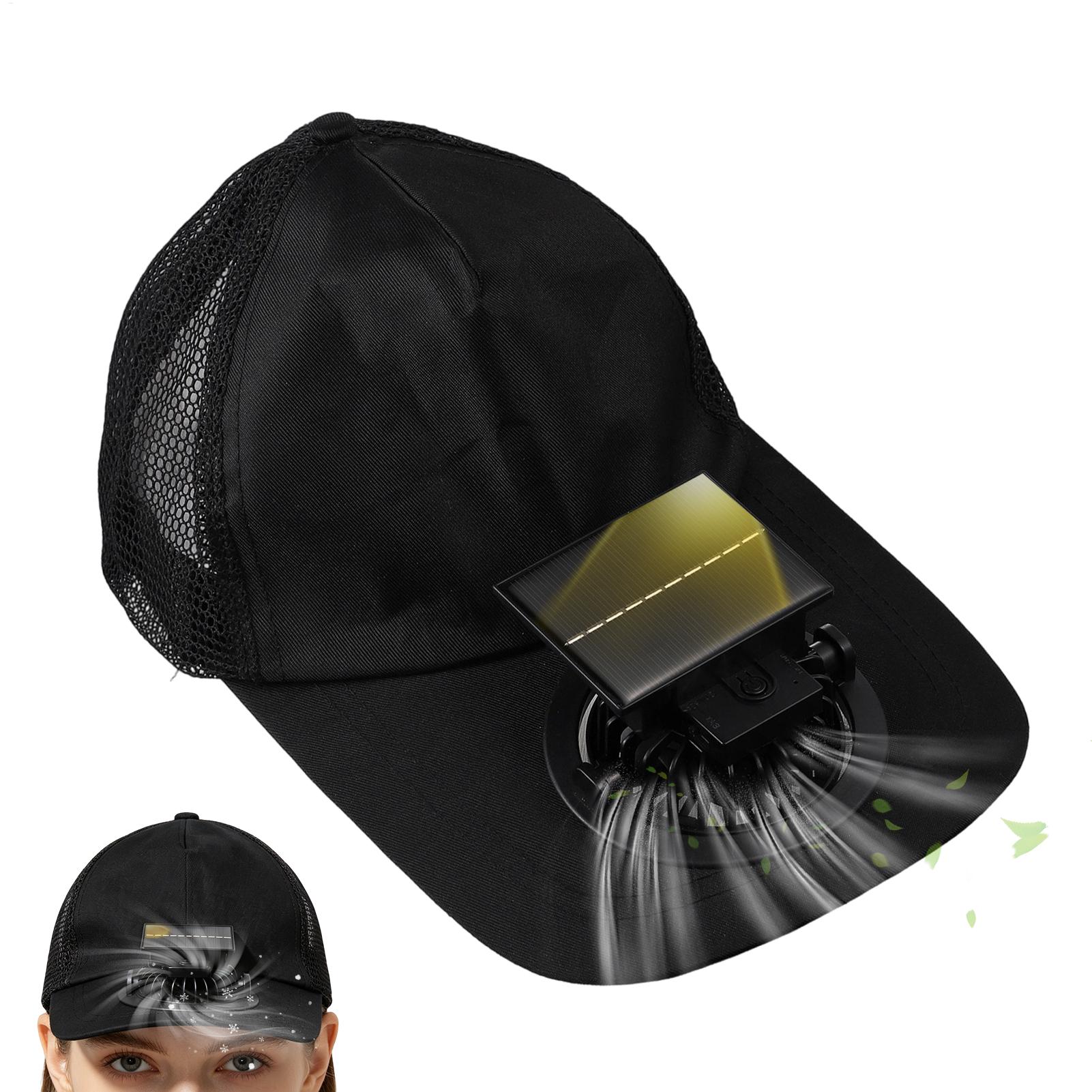 Solar Powered Fan Hat USB Char - đánh giá và giá Outdoor Power Block