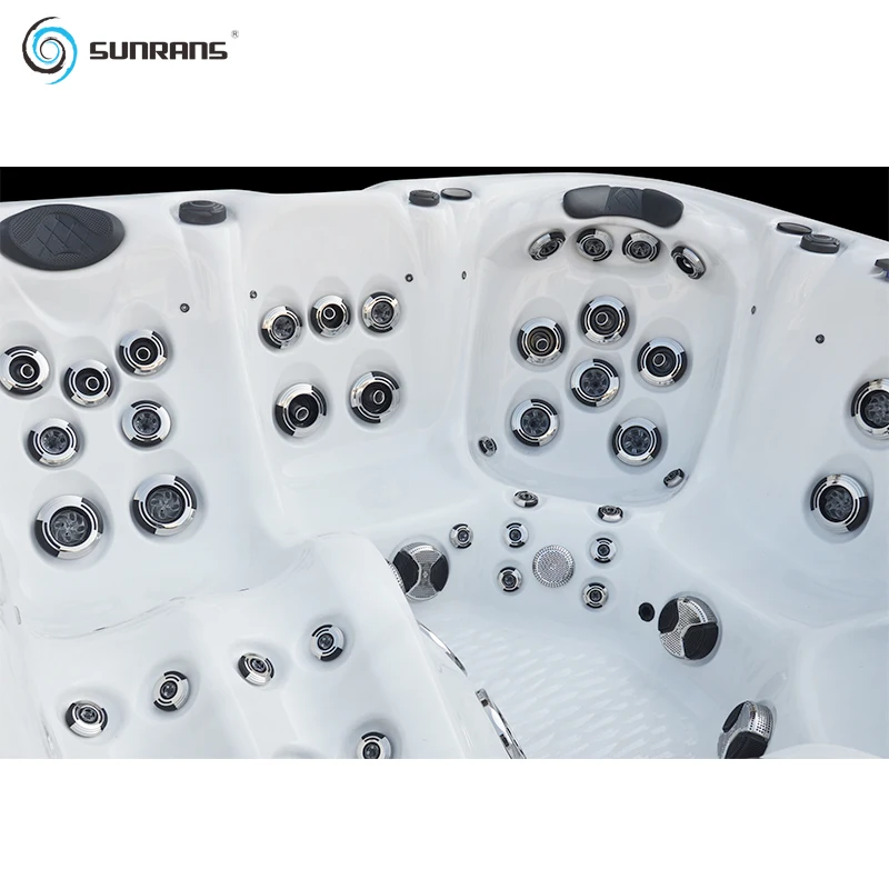 Sunrans Acrylic Spa Tubs 64pcs - đánh giá và giá Outdoor Power For Hot Tub