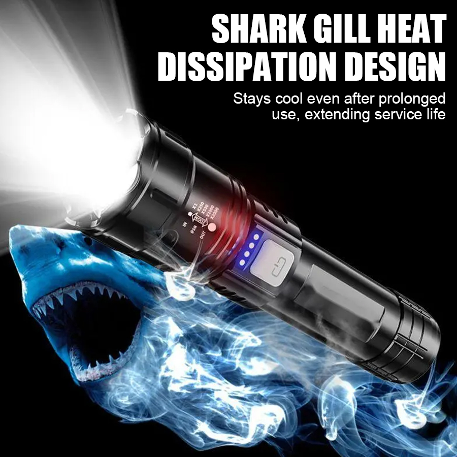 High Power P50 LED Flashlight  - đánh giá và giá Outdoor Power Supply