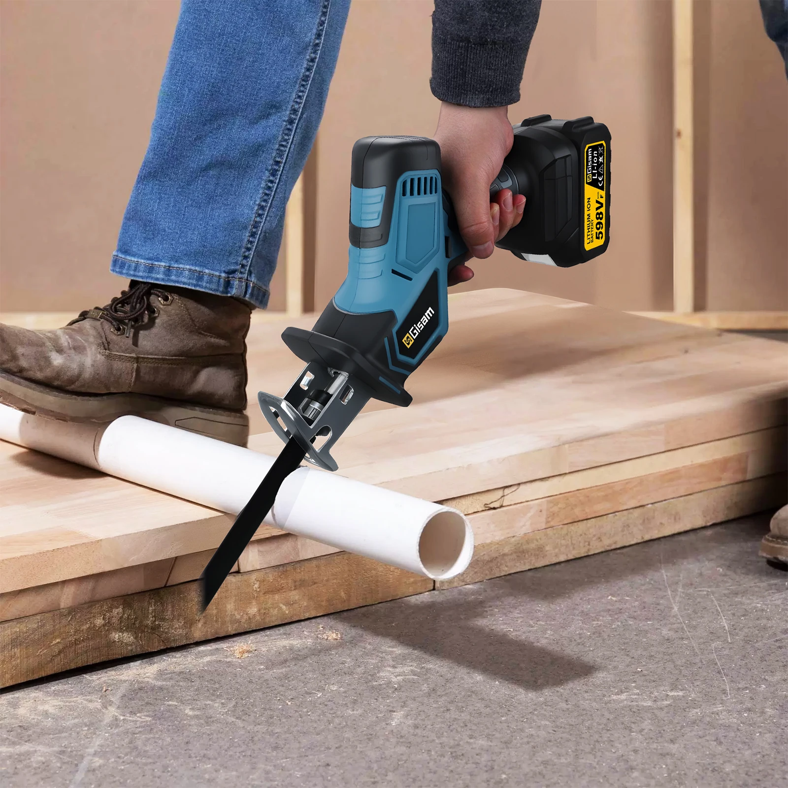 Gisam 3600w Brushless Reciproc - đánh giá và giá Pole Saw Cordless