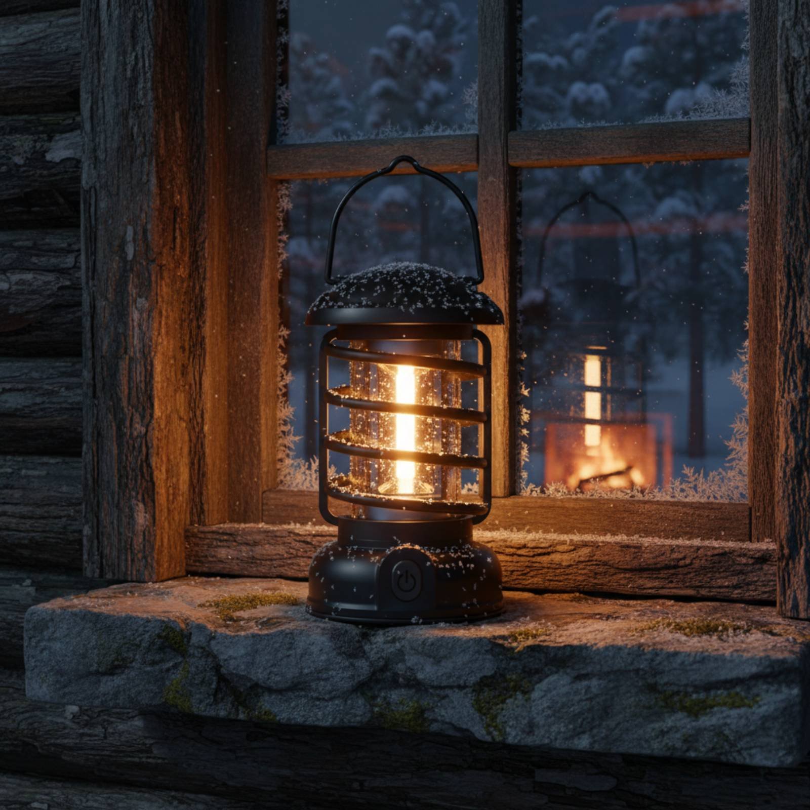 Retro Camping Lantern Two-Way  - đánh giá và giá Outdoor Power Supply