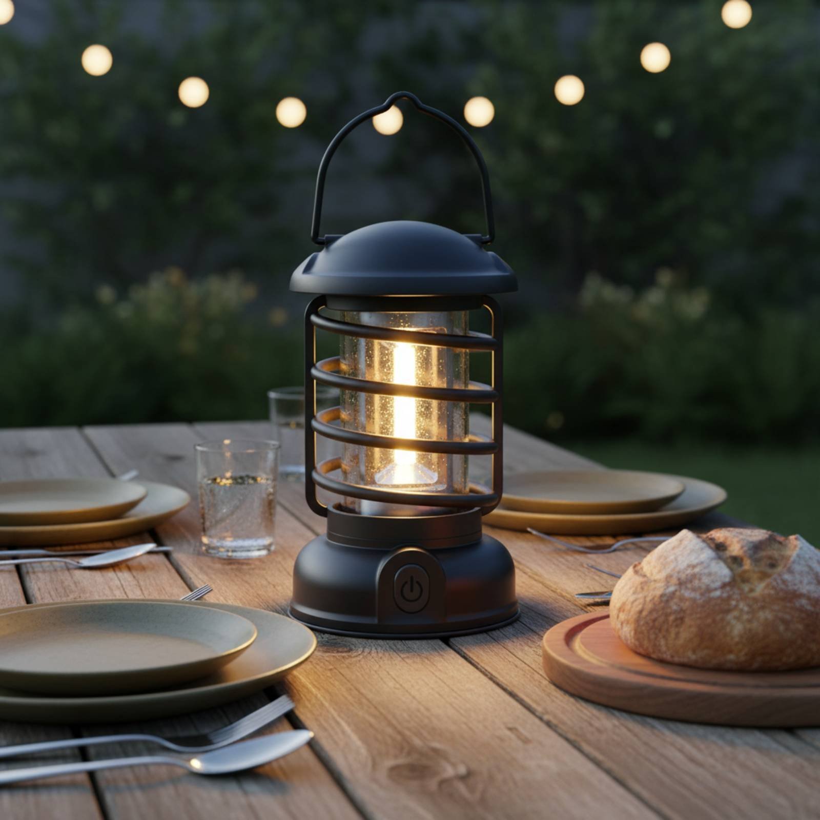 Retro Camping Lantern Two-Way  - đánh giá và giá Outdoor Power Supply