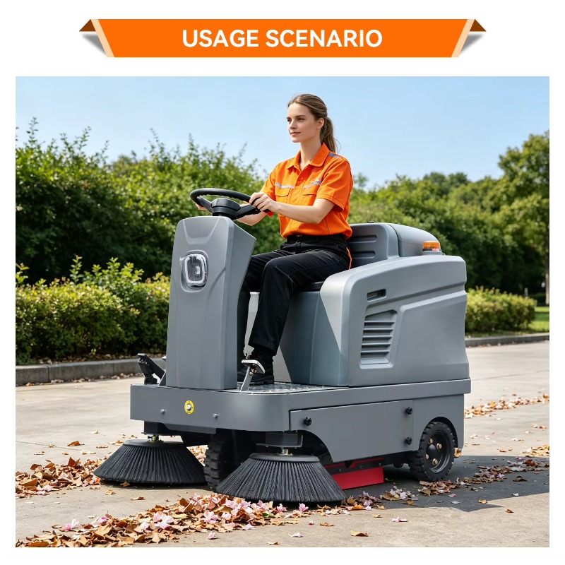 Laite Outdoor Electric Ride-On - đánh giá và giá Outdoor Power Broom