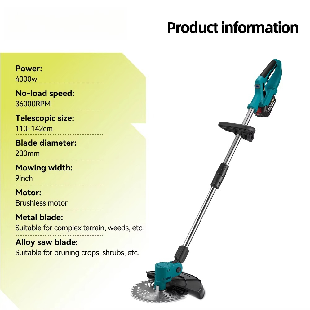 4000W Electric Lawn Mower for  - đánh giá và giá Lawn Mower Battery