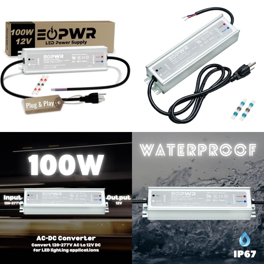 LED Driver Waterproof IP67 Pow - đánh giá và giá Outdoor Power Supply