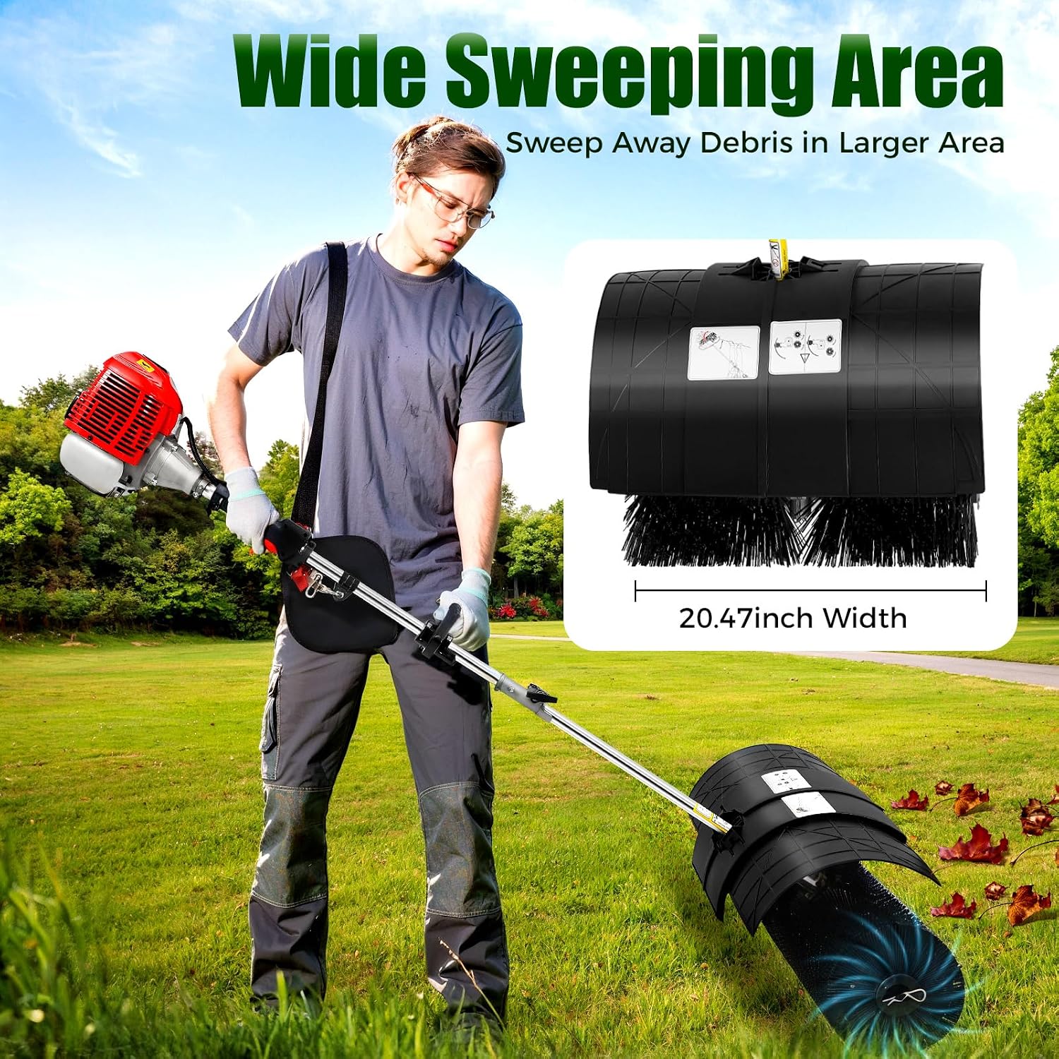 Gas Handheld Sweeper,Outdoor H - đánh giá và giá Outdoor Power Broom