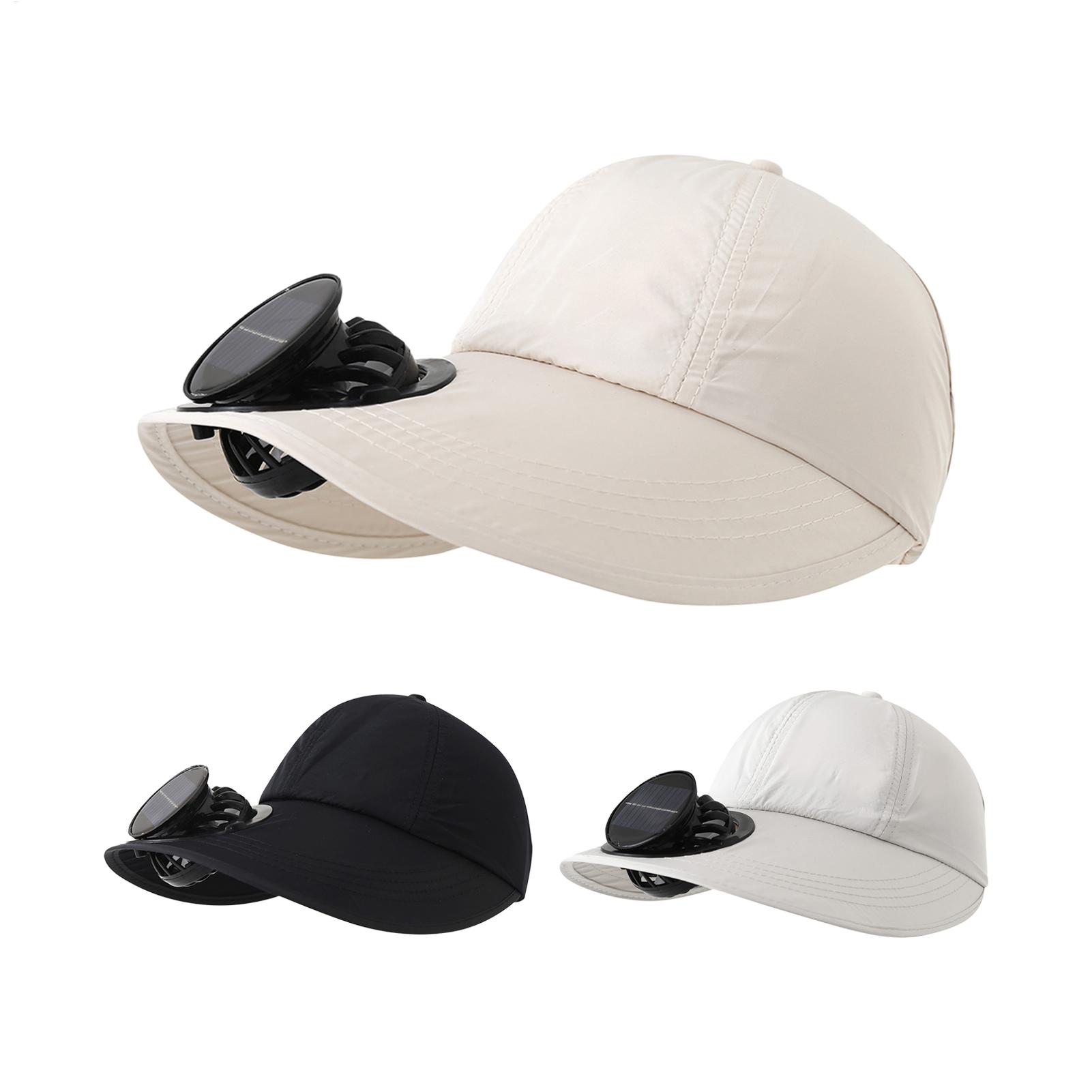 Solar-Powered Charging Fan Cap - đánh giá và giá Outdoor Power Block