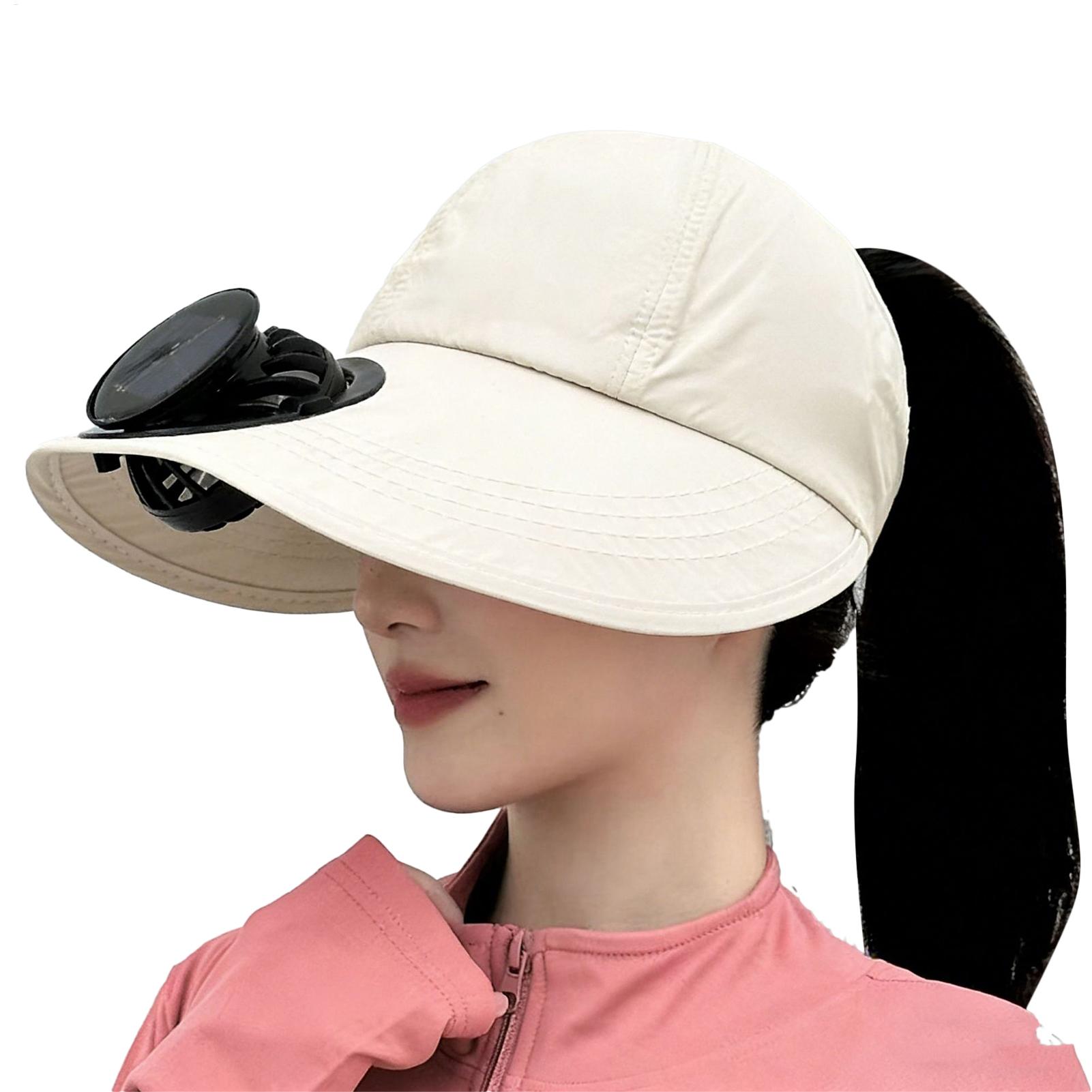 Solar-Powered Charging Fan Cap - đánh giá và giá Outdoor Power Block