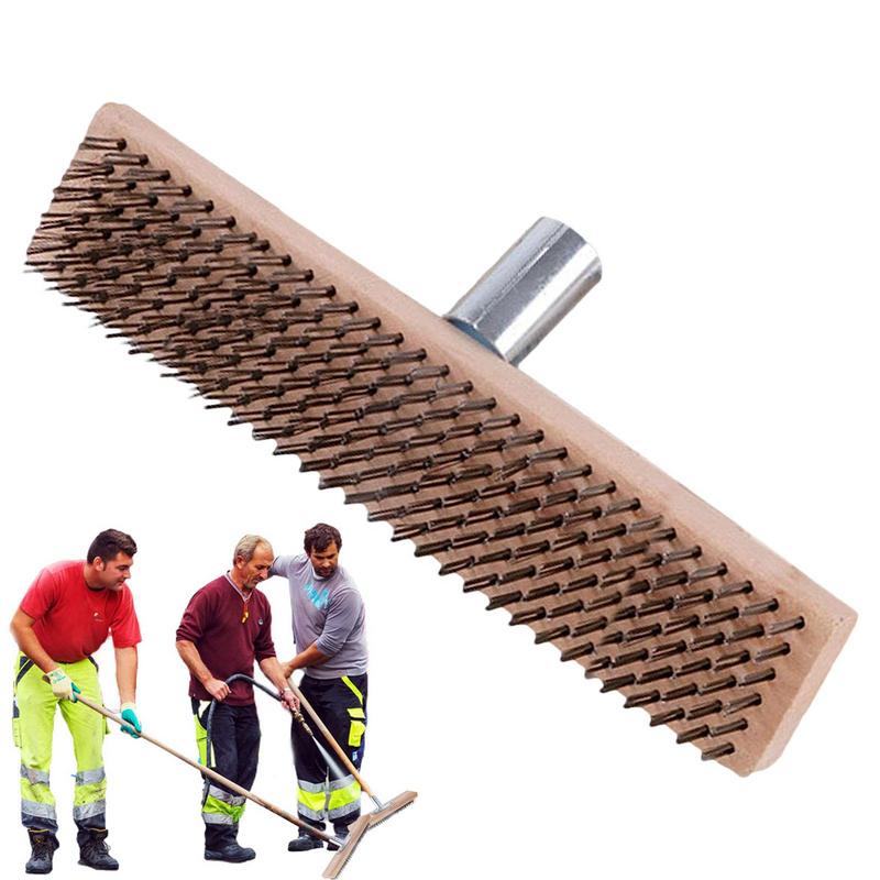 Steel Scrub Brush Widened Rust - đánh giá và giá Outdoor Power Broom