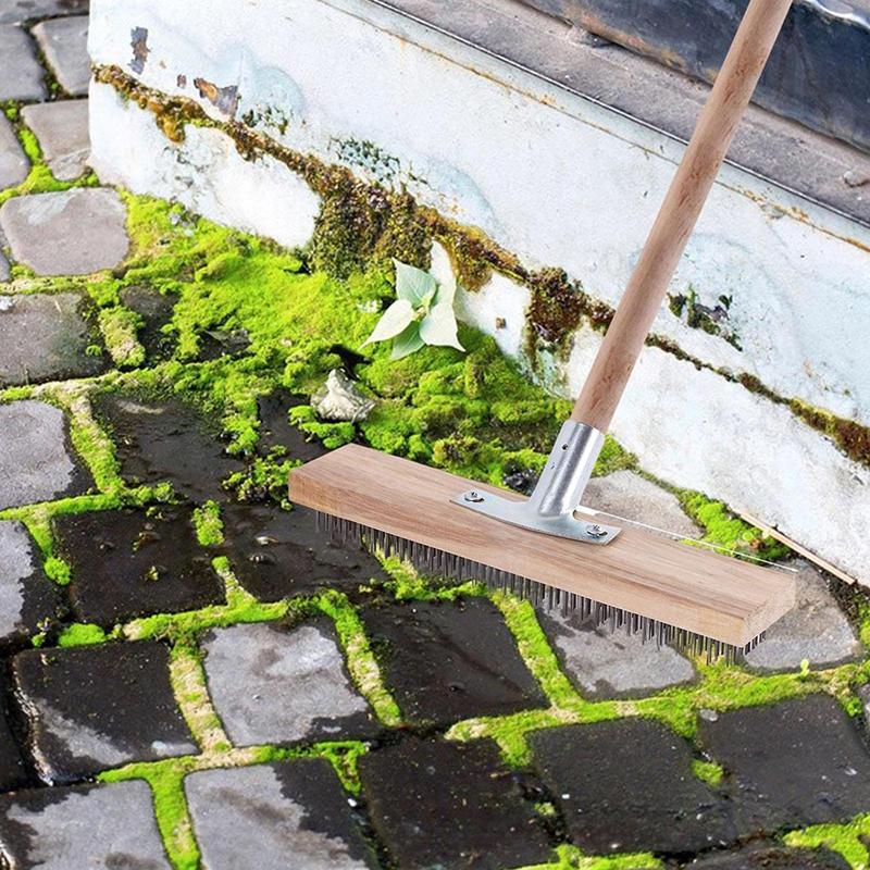 Steel Scrub Brush Widened Rust - đánh giá và giá Outdoor Power Broom