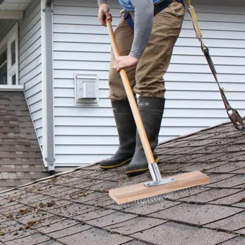 Steel Scrub Brush Widened Rust - đánh giá và giá Outdoor Power Broom