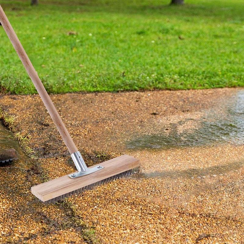 Steel Scrub Brush Widened Rust - đánh giá và giá Outdoor Power Broom