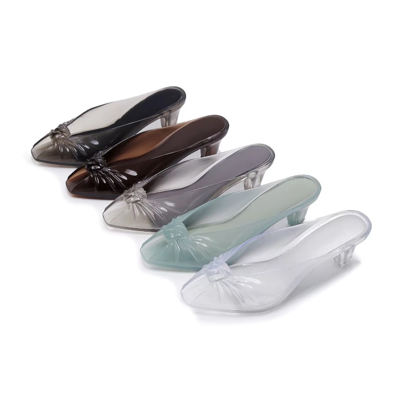 Ladies Clear Jelly Block Heel  - đánh giá và giá Outdoor Power Block