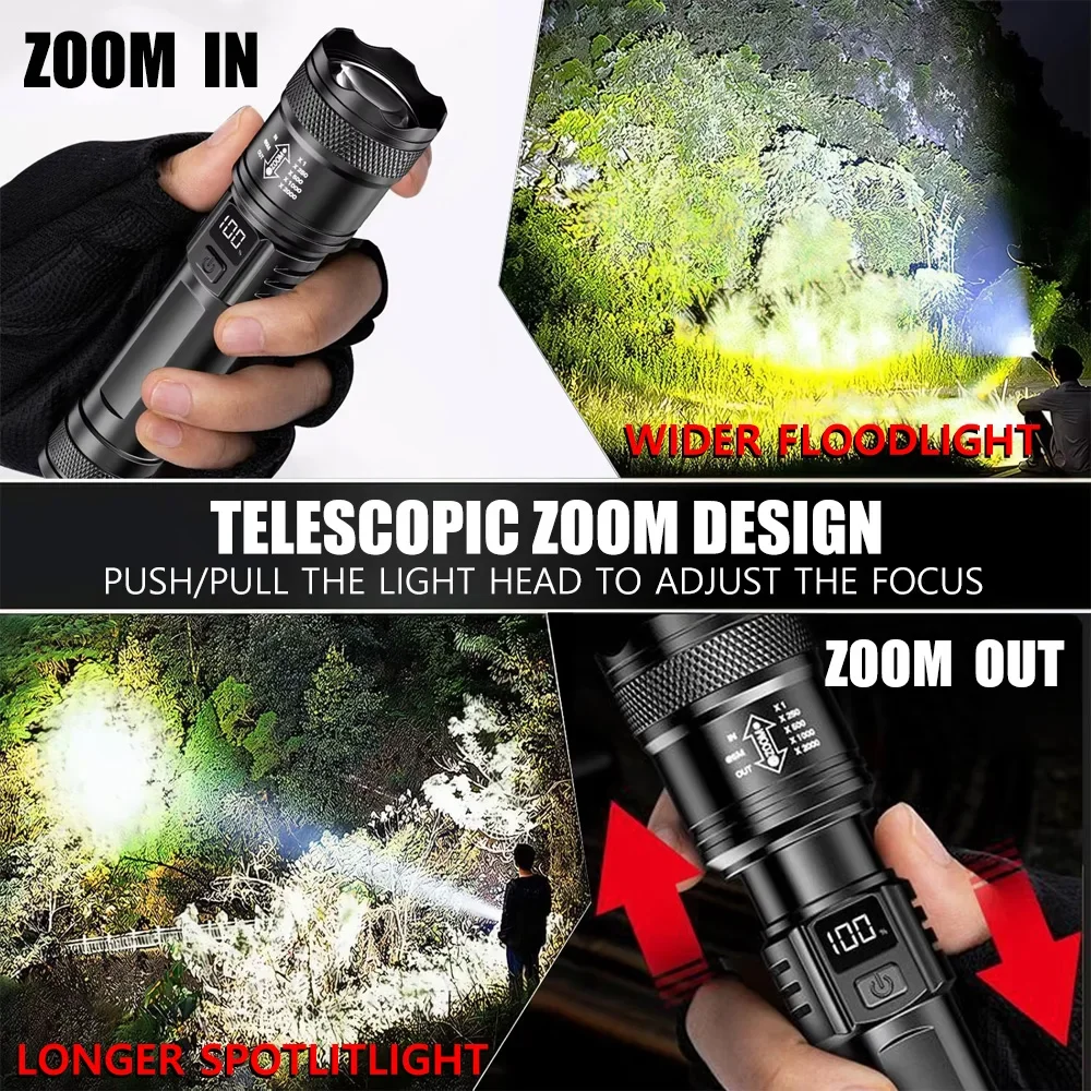 Rechargeable LED Flashlight Zo - đánh giá và giá Outdoor Power Supply