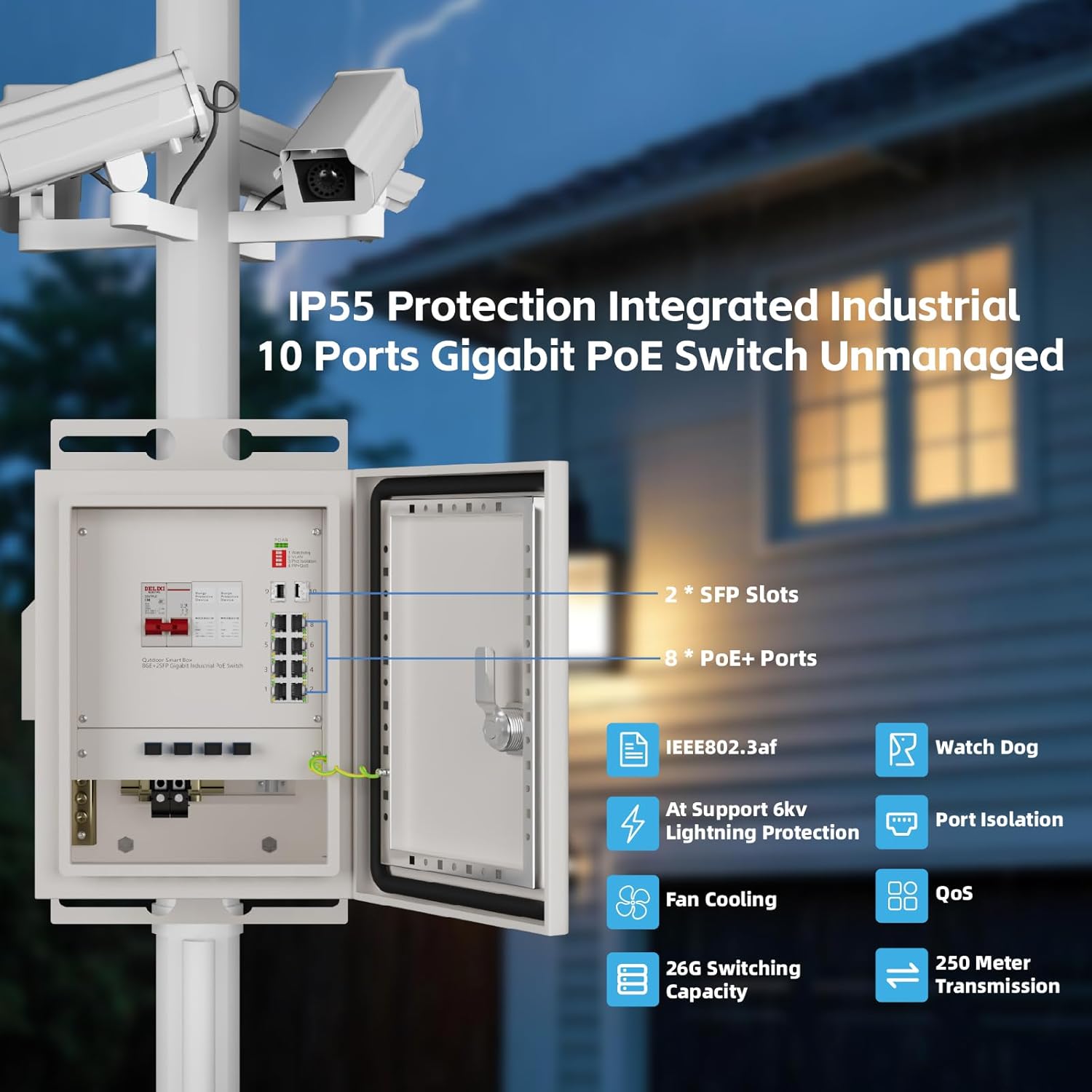 KeepLiNK Outdoor Smart Network - đánh giá và giá Outdoor Power Supply