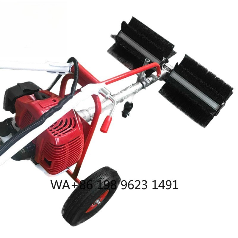 Hand-held Lawn Brush Sweeper A - đánh giá và giá Outdoor Power Broom