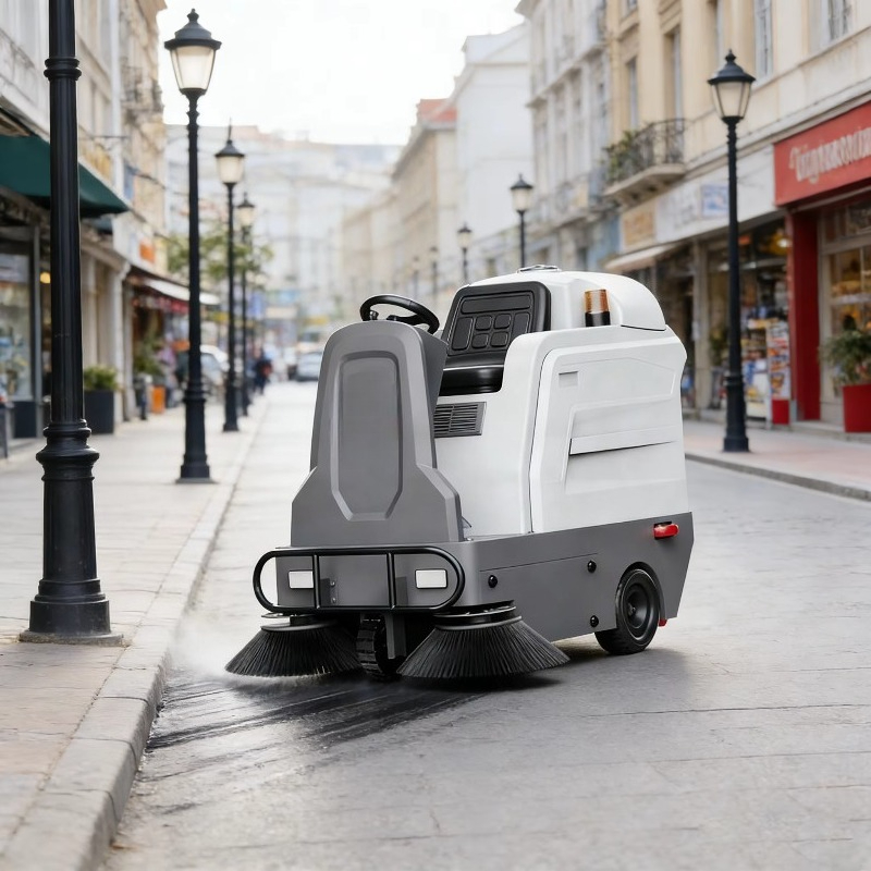 Outdoor Electric Ride-On Stree - đánh giá và giá Outdoor Power Broom
